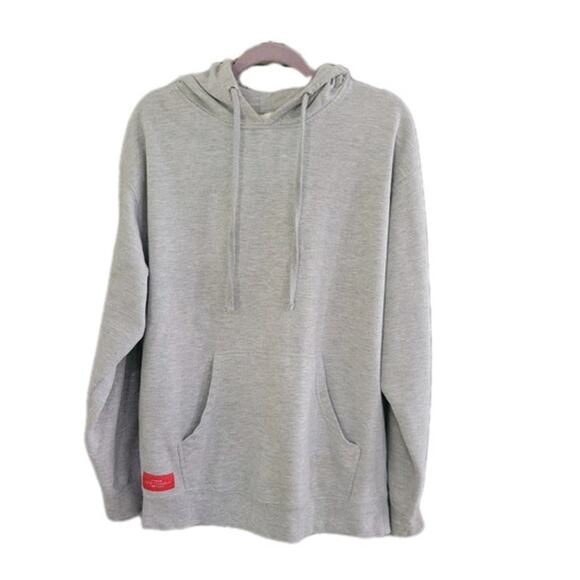 BTS‎ Big Hit Official Tour Sweatshirt Gray Size M/L Graphic Back K-Pop Merch - Picture 3 of 12